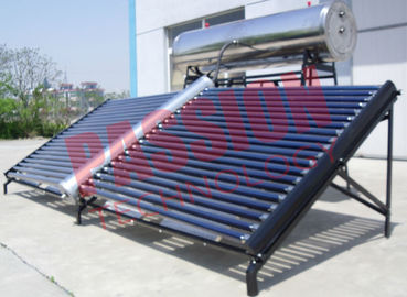 1000L ανοξείδωτου ηλιακός συλλέκτης σωλήνων θερμοσιφώνων εκκενωθείς με τη σίτιση της δεξαμενής