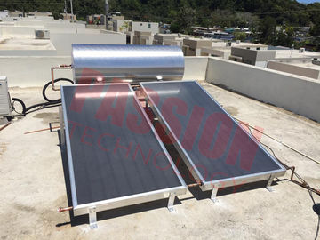 Ανοξείδωτο χάλυβα Ολοκληρωμένη επίπεδη πλάκα Ηλιακός θερμοσίφωνας Άμεση σύνδεση τύπου Plug