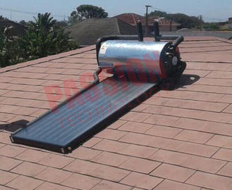 Ενσωματωμένος διατηρημένος σταθερή ατμοσφαιρική πίεση επίπεδος πιάτων ηλιακός ηλιακός συσσωρευτής τιτανίου ζεστού νερού μπλε