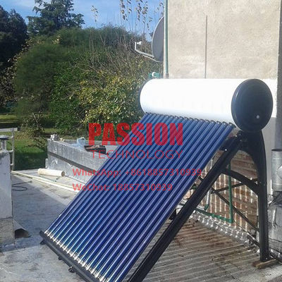 300L λευκός ηλιακός Geyser μη πίεσης θερμοσιφώνων 200L γκρίζος ηλιακός ασημένιος κενός ηλιακός συσσωρευτής σωλήνων 304