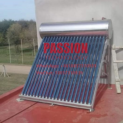300L 304 ανοξείδωτου ηλιακός συσσωρευτής σωλήνων θερμότητας θερμοσιφώνων 200L Presssure ηλιακός