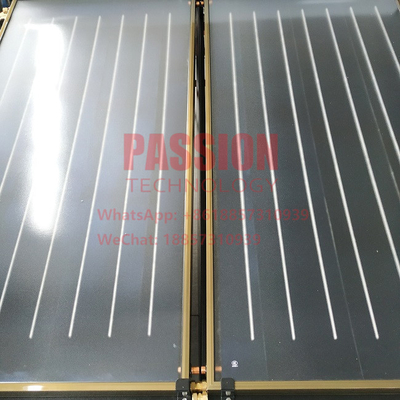 2.5m2 επίπεδη πιάτων ηλιακών συσσωρευτών EPDM επιτροπή θερμοσιφώνων μόνωσης ηλιακή