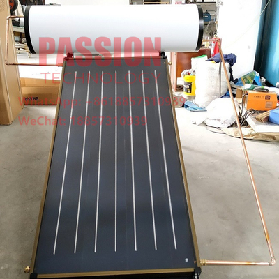 200L πίεσης επίπεδος ηλιακός συσσωρευτής επίπεδης οθόνης θερμοσιφώνων 2m2 πιάτων ηλιακός