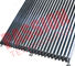 Ηλιακός συσσωρευτής σωλήνων θερμότητας 45 βαθμού με το ανοξείδωτο ασημένιο πολλαπλό χρώμα μπουλονιών