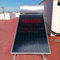 Μαύρος θερμοσίφωνας 150L επίπεδης οθόνης ηλιακών συσσωρευτών 200L πιάτων χρωμίου επίπεδος ηλιακός