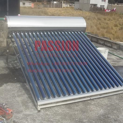 201 ηλιακός συσσωρευτής μη πίεσης θερμοσιφώνων 300L ανοξείδωτου ηλιακός